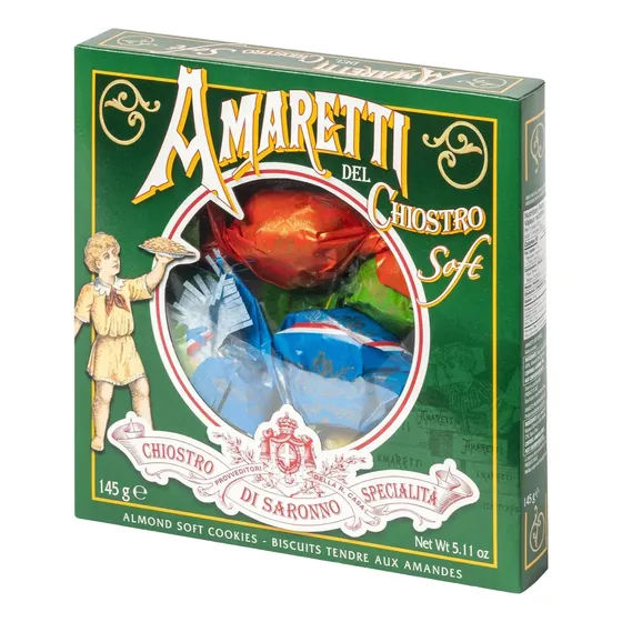 Amaretti Italiano Clásico Soft Estuche Window Box 145gr