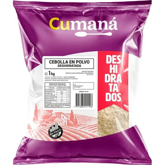Cebolla En Polvo X 1 Kg Sin Tacc