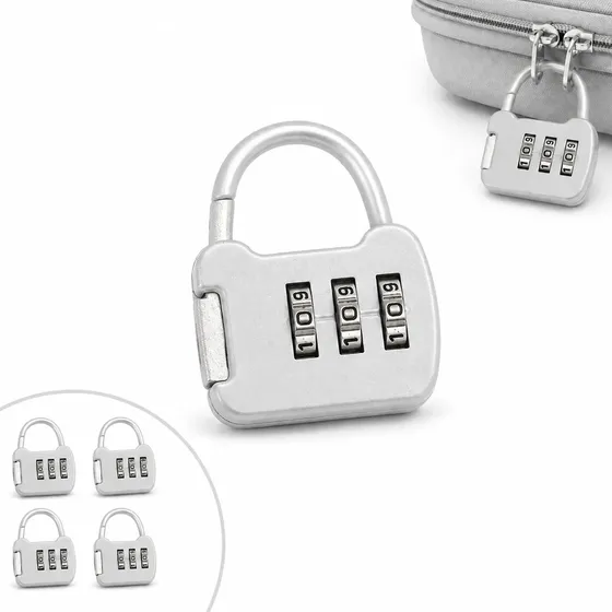 Candado De Combinación 3 Dígitos Para Valija Equipaje Mochila Cierre Casillero