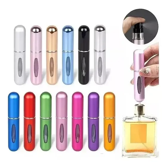 Mini Perfumero X10 Portátil Recargable 5ml Atomizador
