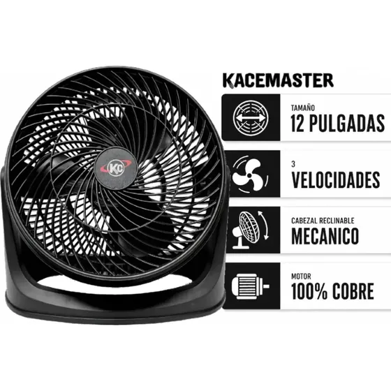 Ventilador Turbo 12 Pulgadas 60w Turbox 30