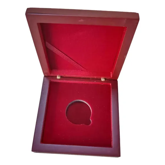 Caja De Madera Para Monedas Para Coleccionistas