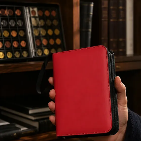 Álbum Para Monedas Coleccionables Con Fundas