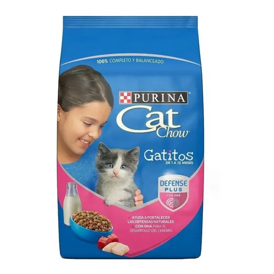 Alimento Cat Chow Defense Plus para gato de temprana edad sabor mezcla