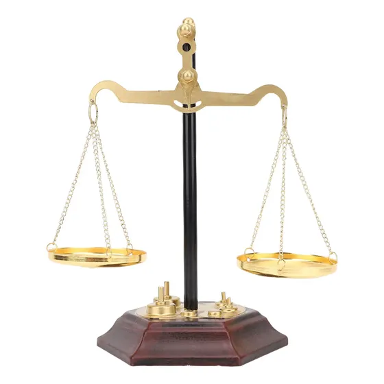 Balanza Vintage Balance Báscula De Metal Resistente Para Dec