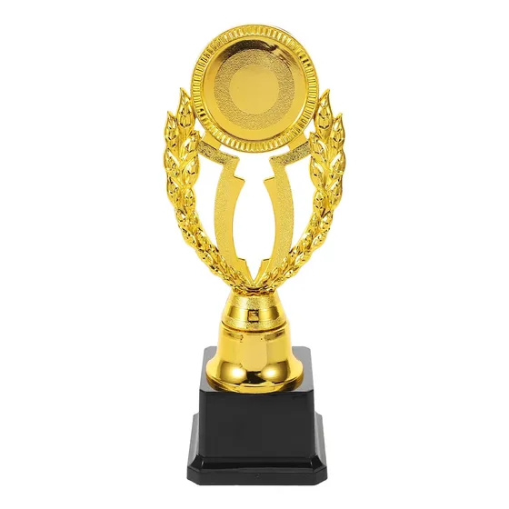 Trofeo De Plástico Para Niños, Premio Dorado, Copa Deportiva