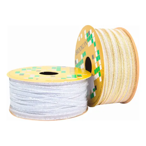 Cinta Organza Con Lurex 4mm X 20 Mts