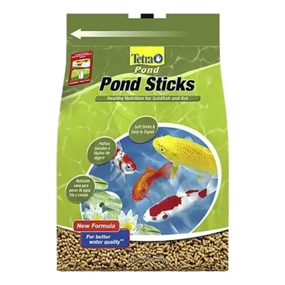 Alimento para peces de agua fría estanques carpas koi goldfish Tetra Pond Sticks 1680g