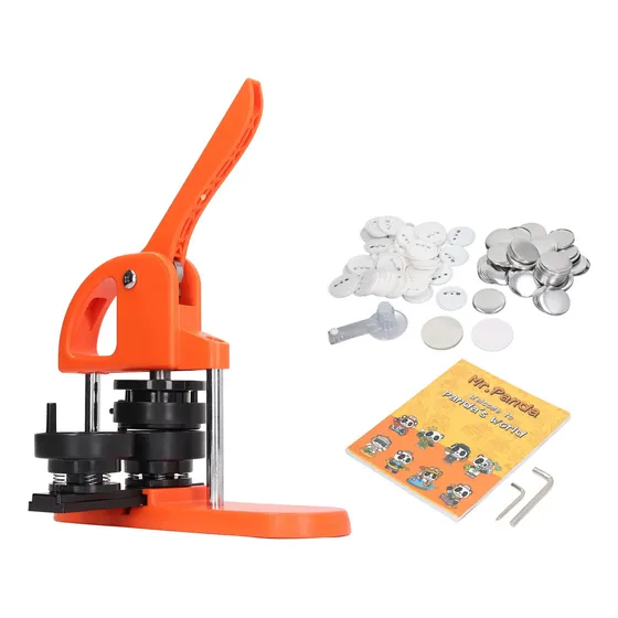 Kit Para Hacer Botones Diy Prensa 100 Piezas Partes Círculo