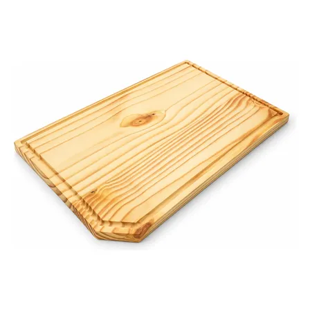 Tablas Para Asado De 20x30 Lisas, Con Surco Para Jugos Lisa Natural Pulida