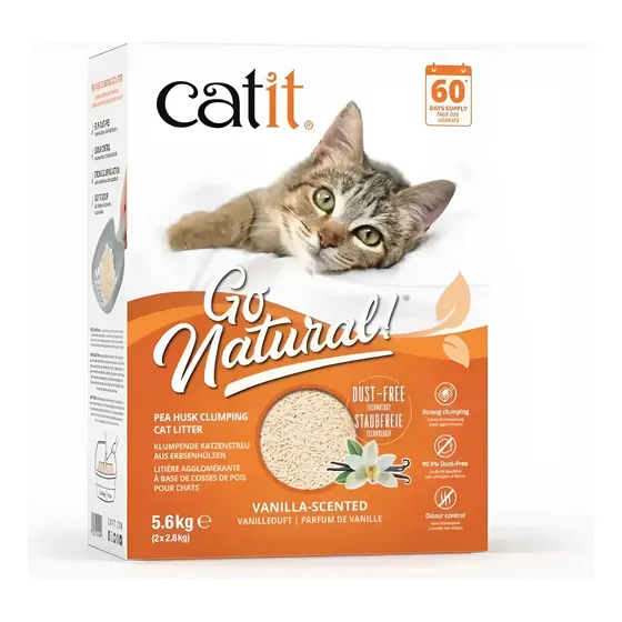 Cat It Go Natural Vainilla Arena Sanitaria Piedras Ecologico