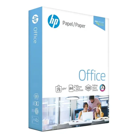 Resmas Papel HP Office A4 75 g 210 mm x 297 mm color blanco 500 hojas
