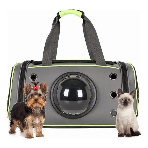 Mochila Transportadora Gato Y Perro Con Visor Waggs