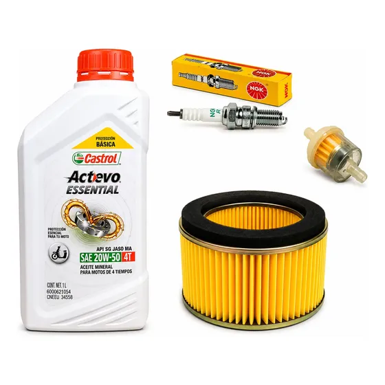 Kit Service Honda Storm 125 Essential+ Bujia+ Filtros Coyote