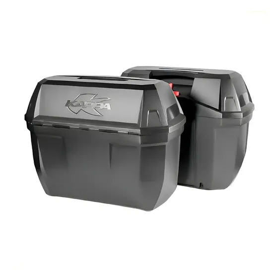 Baúles Laterales Kappa Moto para BMW G 310 GS con Soporte en Negro