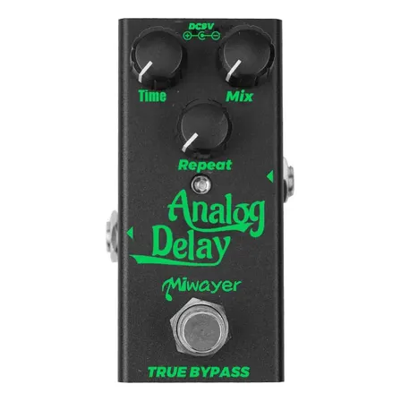 Pedal De Retardo Analógico Miwayer Mellow Circuit True Bypass Negro