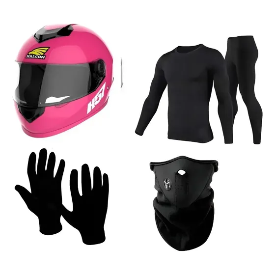 Casco Integral Hawk H57+ Conjunto+ 1° Piel + Mascara Coyote