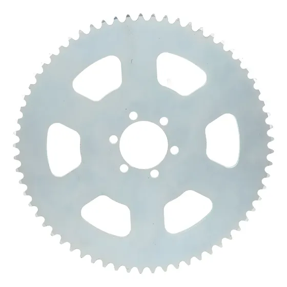 Cadena Go Kart Sprocket Con 65 Dientes De Acero Al Carbono, 6 Agujeros, 37 Mm