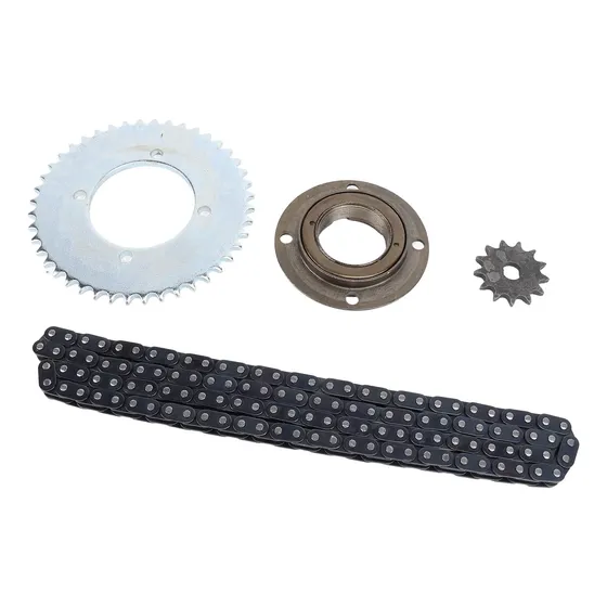 Kit De Cadena De Piñón Delantero Y Trasero Freewheel T8f Sin Dientes, Acero