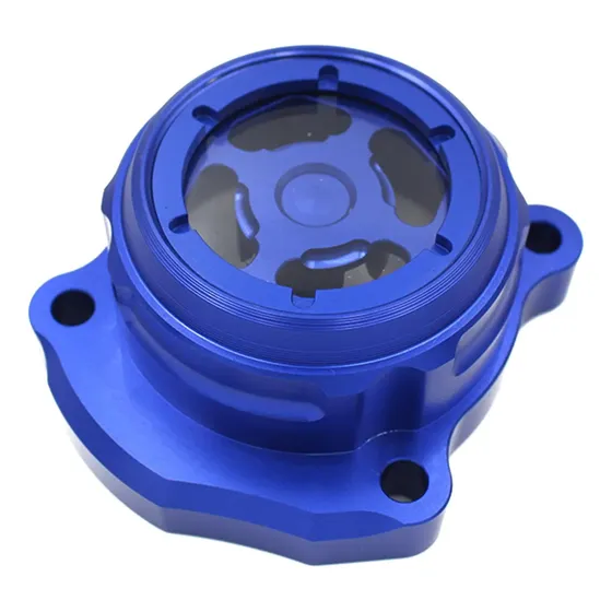 Tapa Cubierta Filtro Aceite Moto, Repuesto Premium Azul