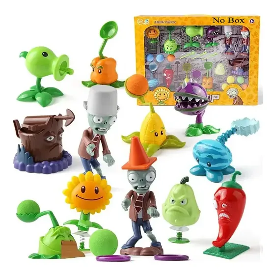 Set Figuras Plants Vs Zombies Plantas Y Zombis Juguete