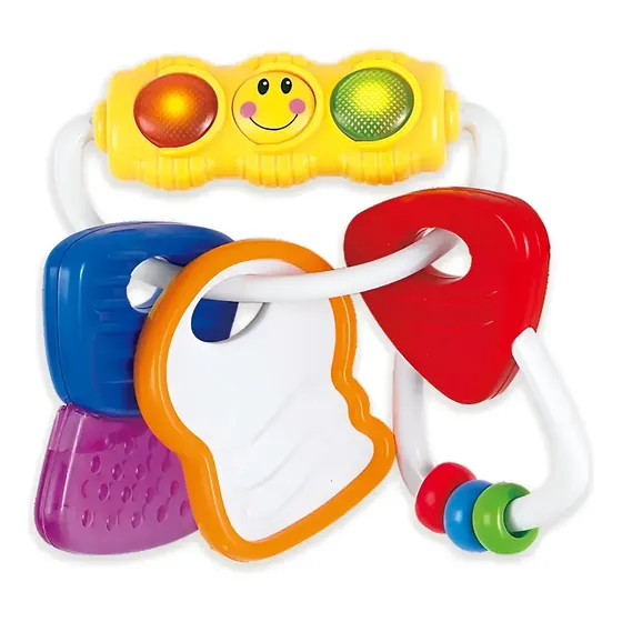 Hola Juguete Bebé Llaves Sonajero Mordillo Con Luz Y Sonido Multicolor Llaves