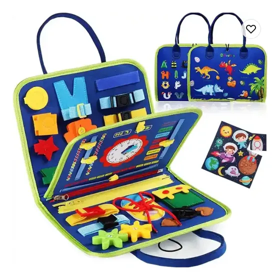 Tablero Montessori Actividades Juguete Portátil