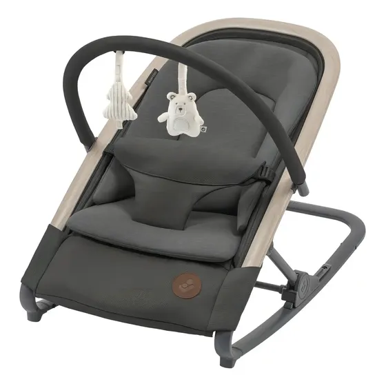 Silla Mecedora De Bebé Kori 2 En 1 Maxicosi 3 Posiciones Color Gris Oscuro