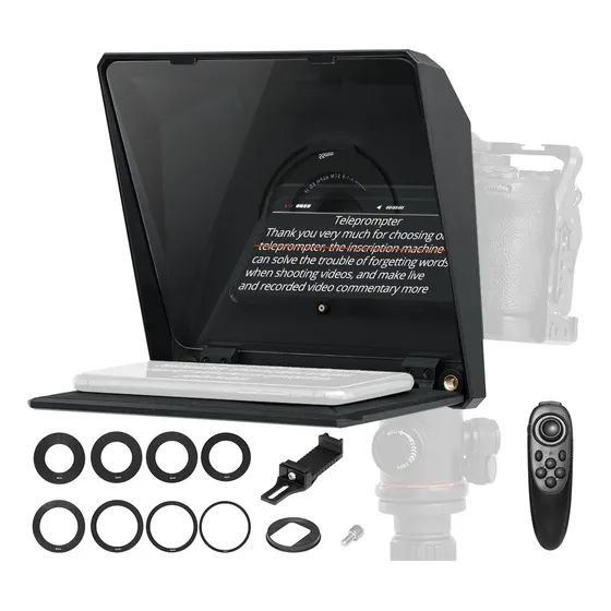 Mini Teleprompter Ambitful T1 Pro Para Cámara Dslr