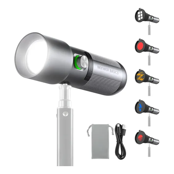 Linterna Fotográfica Neewer Basics Rgb Fl10 Con 4 Colores/20
