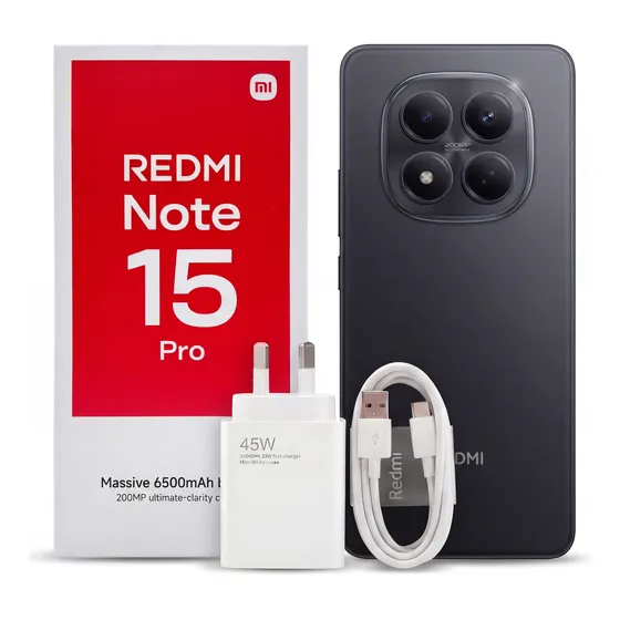 Xiaomi Redmi Note 15 Pro 256gb 16gb Ram Dual Sim Nfc Negro