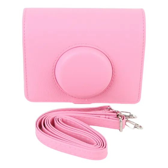 Funda Protectora De Pu Para Cámara Mini Evo Roseate Portable