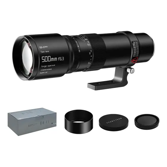 Ttartisan Lente Teleobjetivo F6.3 De 19.685 In, Marco