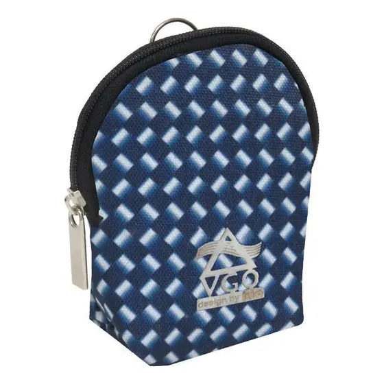 Funda Estuche Para Cámara De Foto Digital Vgo Con Correa Color Azul Y Blanco