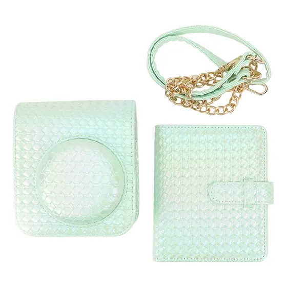 Funda De Cámara Con Correa De Hombro Protectora De Piel Sint