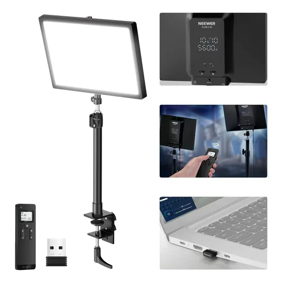 Luz Clave Para Streaming Neewer Gl25b 12,9, 25 W, 2300 Lux,
