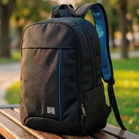 Mochila Porta Notebook 15.6'' Viaje Urban Oxford Musette Celeste 20L