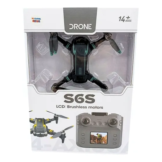 Dron Con Cámara Hd Control Lcd Y Motor Brushless S6s