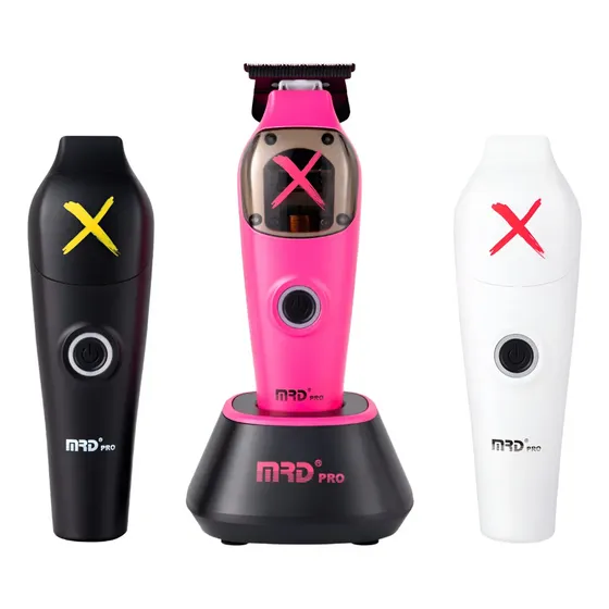 Cortadora De Pelo Profesional Trimmer Mrd Motor Vectorial Color Rosa