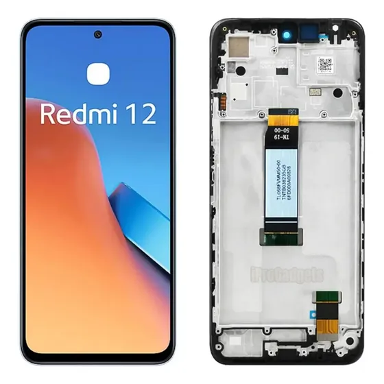 Jp For Pantalla Táctil Lcd Con Marco For Redmi 12