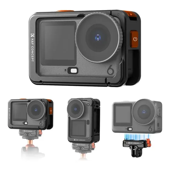 Kit De Montaje Rápido K&f Concept Cage + Para Dji Osmo Actio