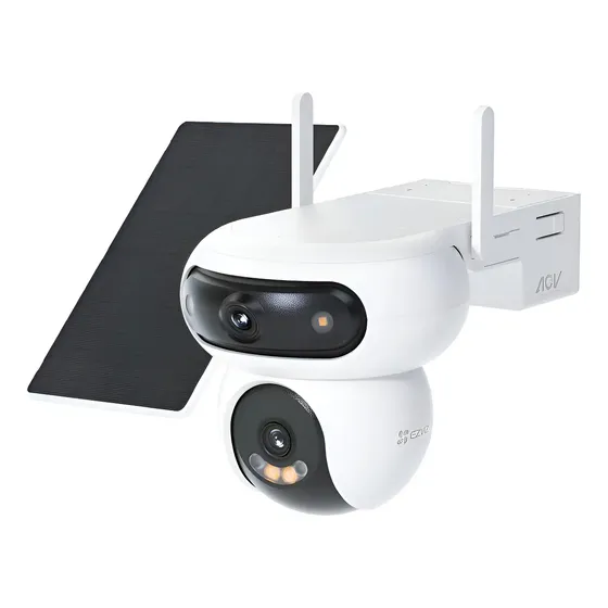 Camara De Seguridad Hb90 Dual Ezviz 2k+ Wifi Panel Solar Kit