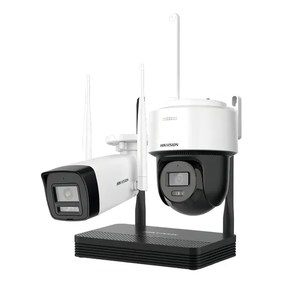 Kit Cámaras De Seguridad Bullet Wifi 2mp Easy Link Hikvision