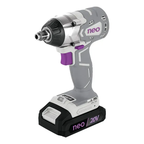 Llave De Impacto Y Atornillador 1/2 Brushless Neo C/bateria