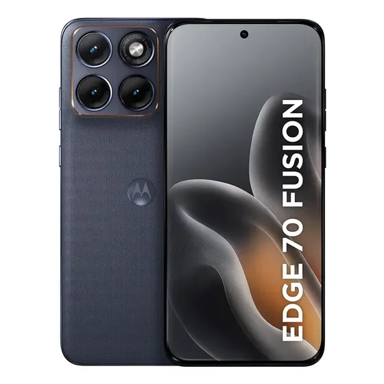 Smartphone Motorola Edge 70 Fusion 5g, 256 GB, 24 GB (8 GB de Ram + 16 GB de Ram Boost), cámara Sony Lytia 710 de 50 MP, pantalla Extreme Amoled de 144 Hz de 1,5 K, color grafito