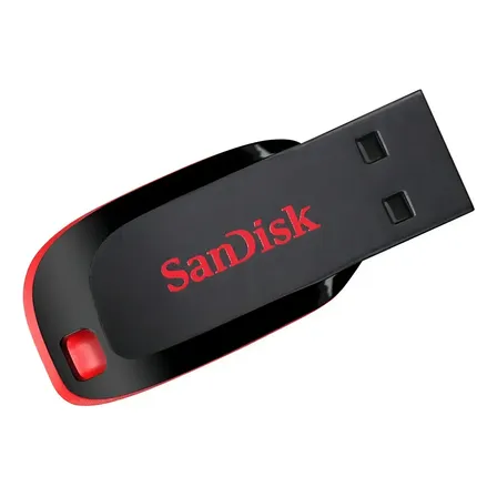 Pendrive Sandisk Cruzer Blade 16gb Usb Flash Drive Negro/rojo Liso