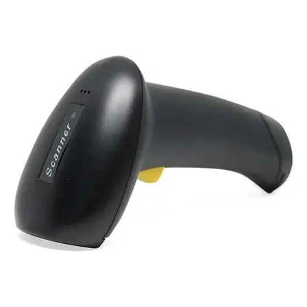 Lector Código De Barras Usb Con Cable Y Base Negro Usb