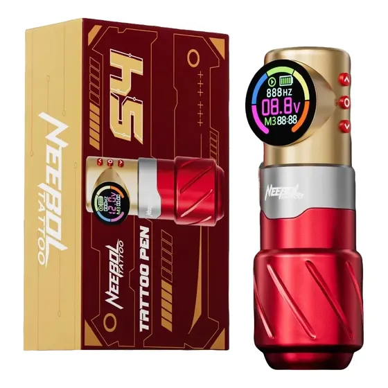 Máquina De Tatuaje Con Bolígrafo Giratorio Inalámbrico 4.0mm