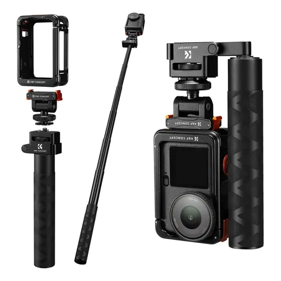Kit De Bastón Para Selfies K&f Concept, Jaula Y Zapatos Frío