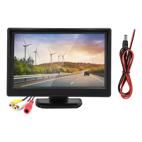 Monitor De Marcha Atrás Tft Lcd De Alta Definición De 5 PuLG